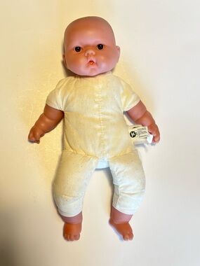 Berenguer 12” Baby Doll With Pacifier Soft Body Vinyl Limbs & Head JC Toys